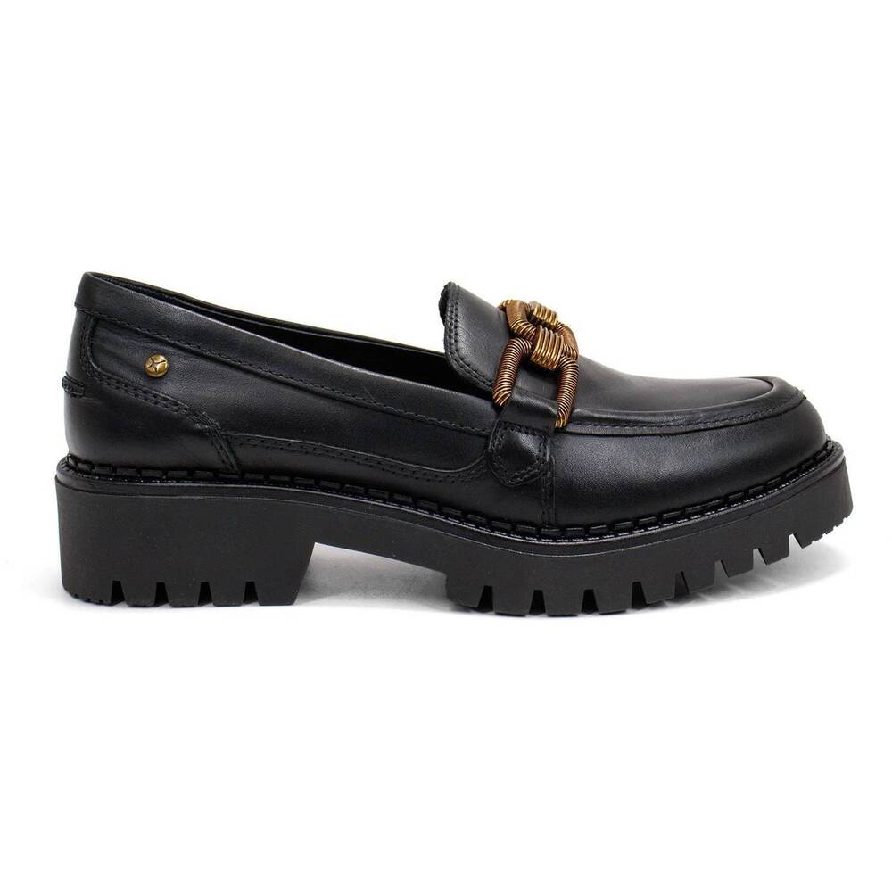 NEW PIKOLINOS women's aviles platform loafers in black
